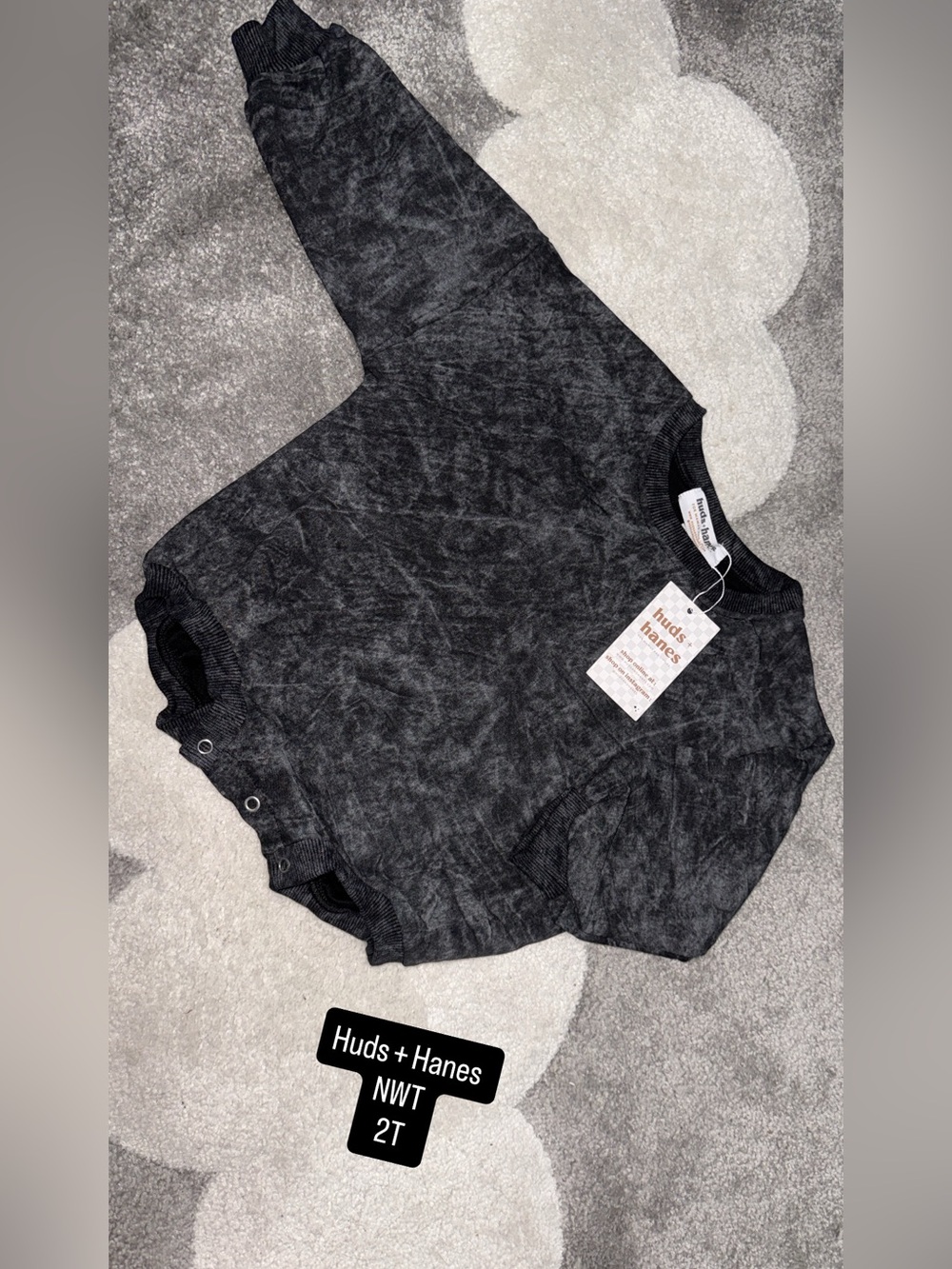 Toddler Black One-Piece Bodysuit - 2T